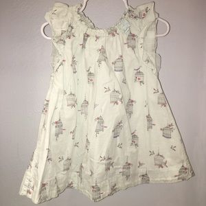 Baby Gap caged birds dress